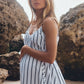 Sundress (White/Black Stripe)