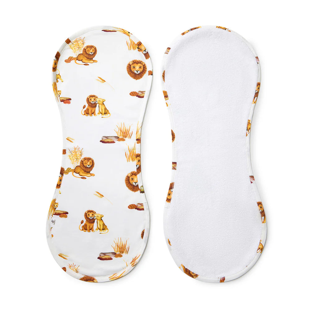 Lion Organic Cotton Burp Cloth