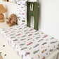 Little Racers Organic Bassinet Sheet / Change Pad Cover