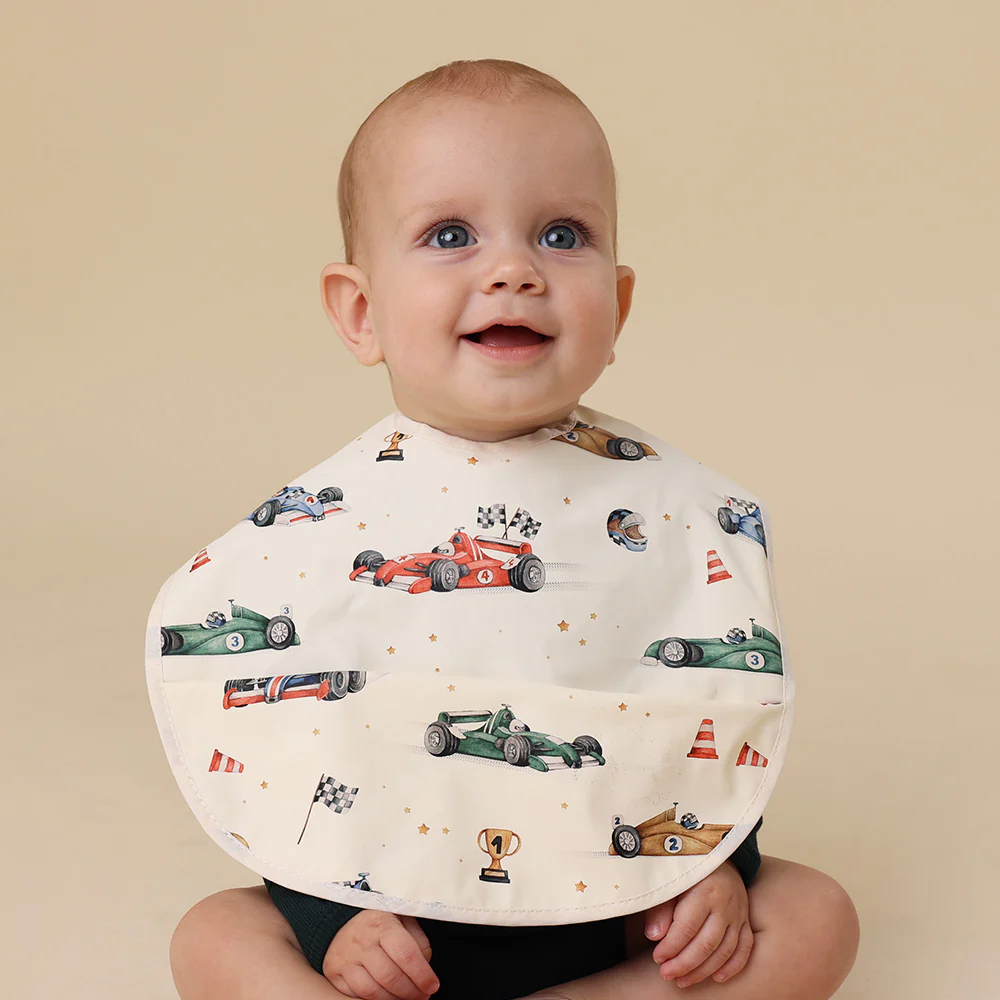 Little Racers Snuggle Bib Waterproof