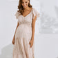 Lila Baby Shower Maternity Dress Nude Pink