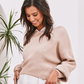 Sylvie Luxury Maternity Knitted Cropped Jumper - Dusty Pink