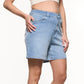 Relaxed Denim Maternity Shorts