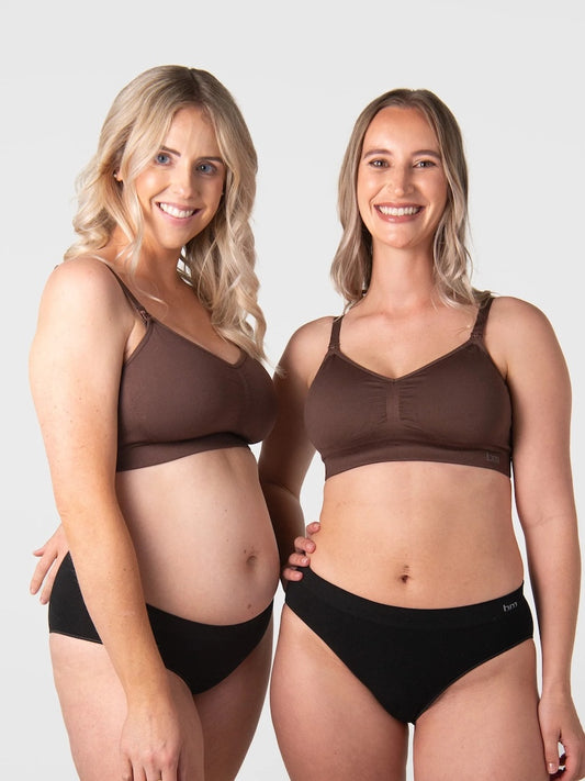Hotmilk My Necessity 2.0 Hospital Sleep Bra Chocolate