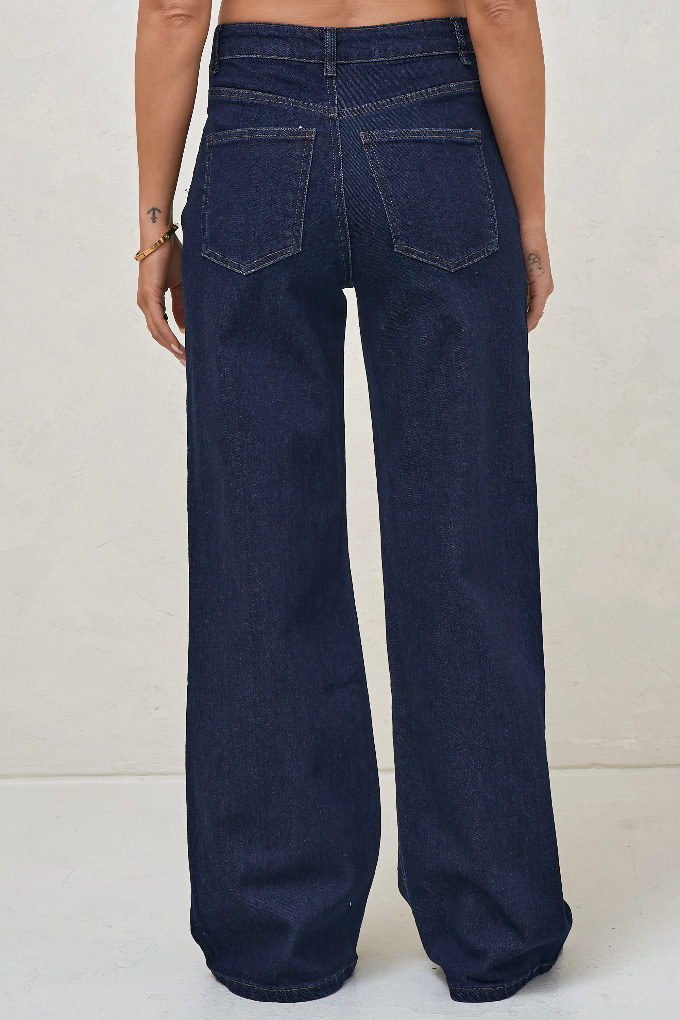 All Hours Wide Leg Jean Indigo