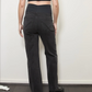Straight Leg Overbelly Jeans Black