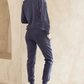 Calla Maternity Tracksuit Set in Navy