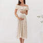 Mika Maternity Ruffle Dress
