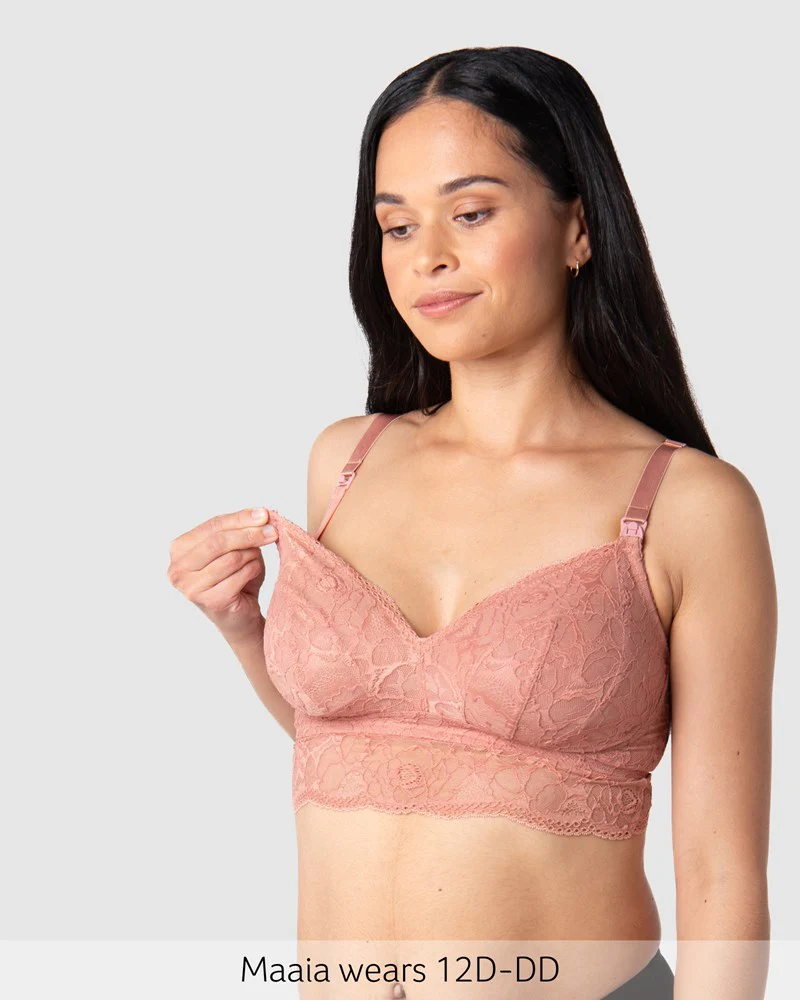 Heroine Nursing Bralette Rose