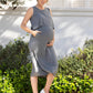 Manon Maternity Breastfeeding Dress Slate