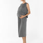 Manon Maternity Breastfeeding Dress Slate