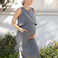 Manon Maternity Breastfeeding Dress Slate