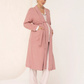 Darcie Maternity Winter Robe Pink