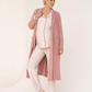 Darcie Maternity Winter Robe Pink