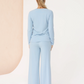3-Piece Isabelle Maternity Sleepwear PJ set - Blue