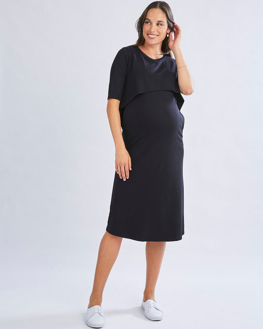 Donna Maternity & Nursing Flip Dress