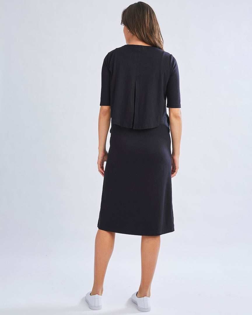 Donna Maternity & Nursing Flip Dress