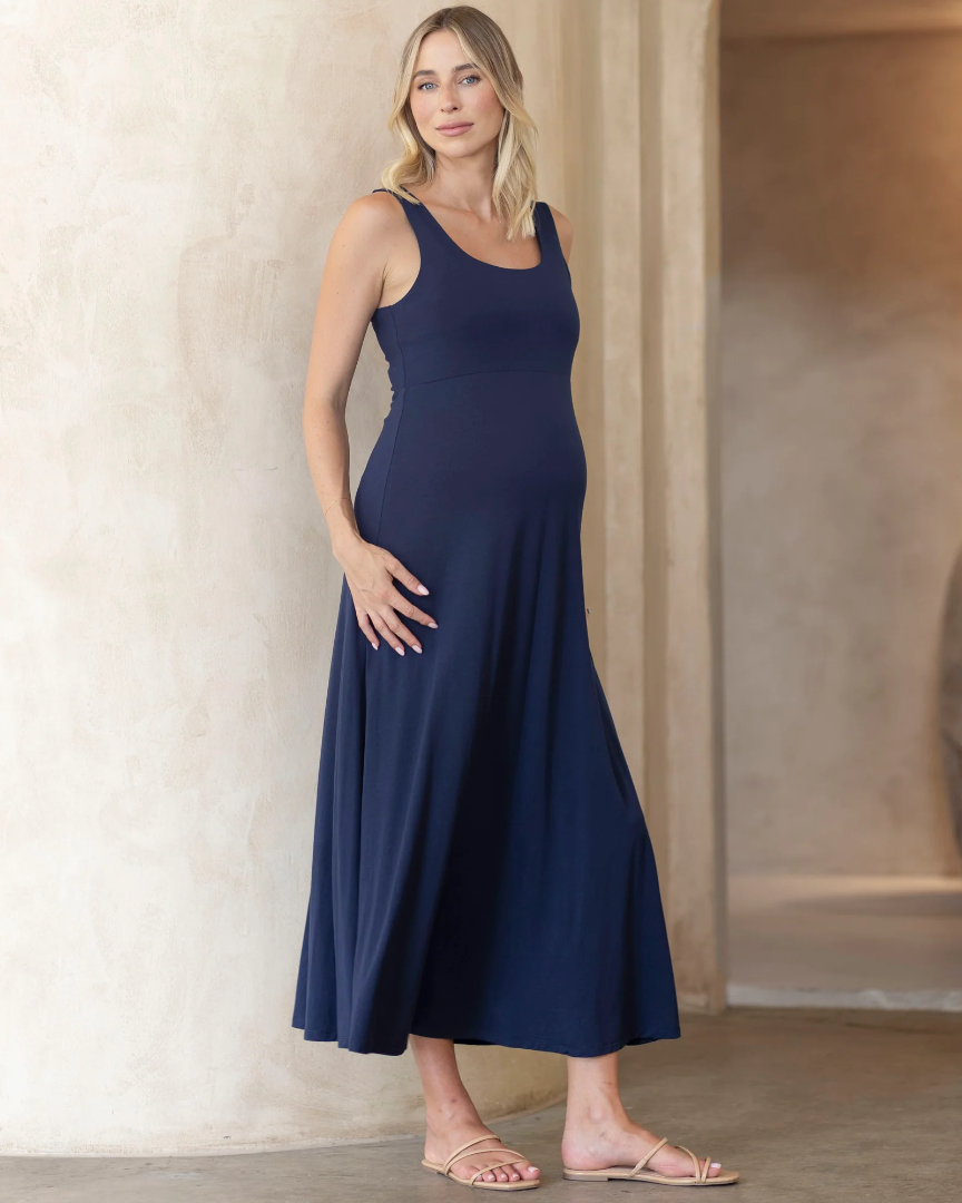 Lacey 2-Piece Matching Modal Maxi Dress Set