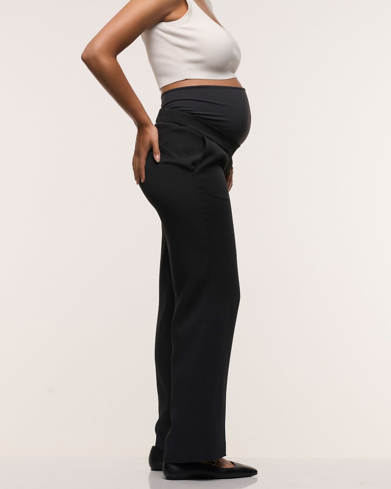 Classic Overbelly Straight Pants