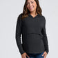 Maternity & Nursing Hoodie Breastfeeding Jumper - Charcoal