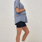Me And You Nursing Tee Blue Suede