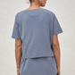Me And You Nursing Tee Blue Suede