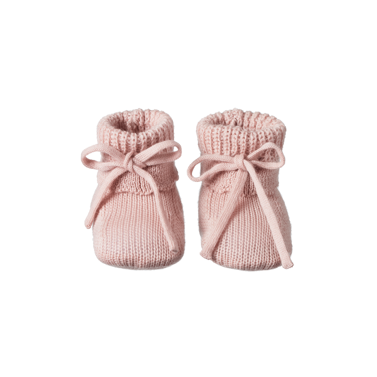 Teddy Baby Booties Rose Dust
