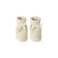 Merino Drawstring Booties Natural