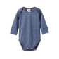 Merino Long Sleeve Bodysuit Vintage Indigo Marl