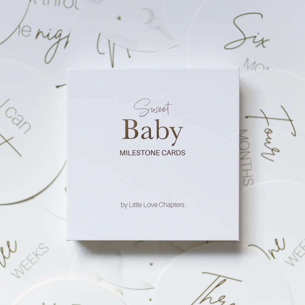 Sweet Baby Milestone Cards by Little Love Chapters