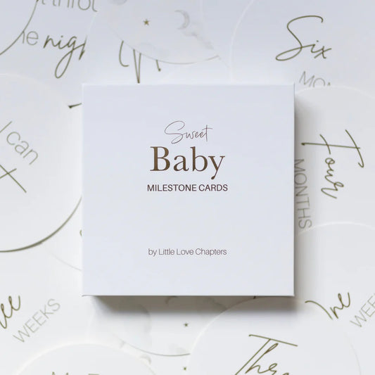 Sweet Baby Milestone Cards by Little Love Chapters