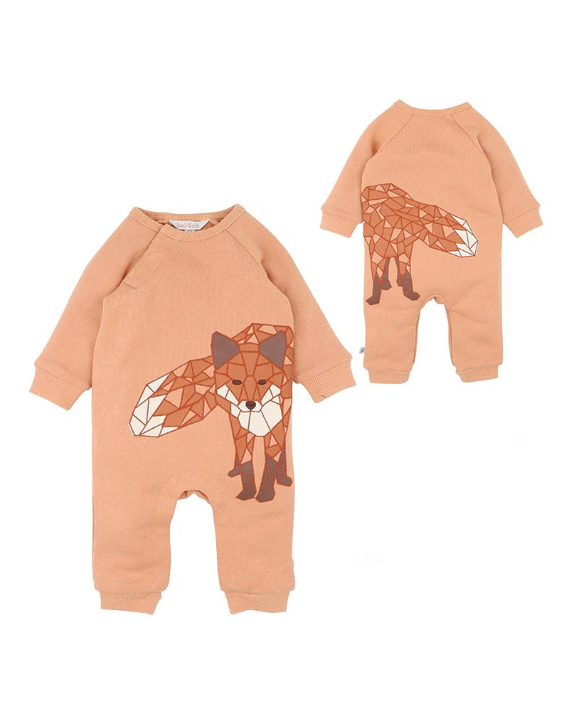 Mr Fox Longsleeve Romper