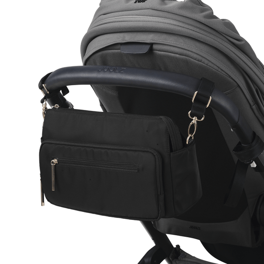OiOi Multitasker Pram Caddy 2.0 Black Nylon