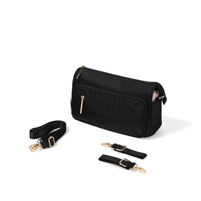 OiOi Multitasker Pram Caddy 2.0 Black Nylon