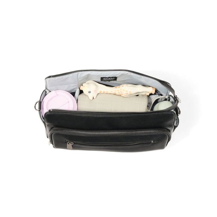 OiOi Multitasker Pram Caddy 2.0 Black Nylon