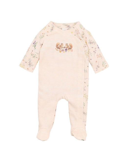 Nancy Long Sleeve Wrap Onesie Premature