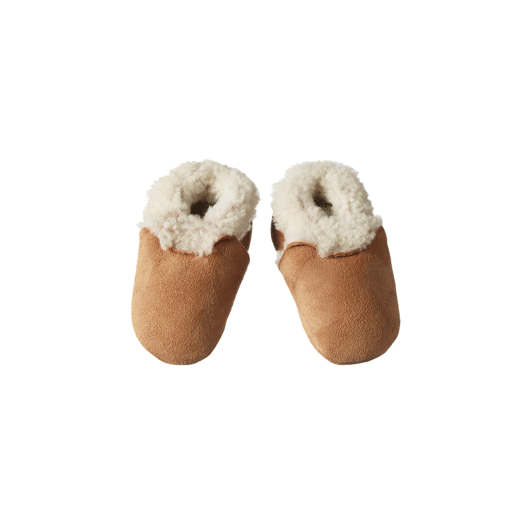 Nature Baby Lambskin Booties Cinnamon