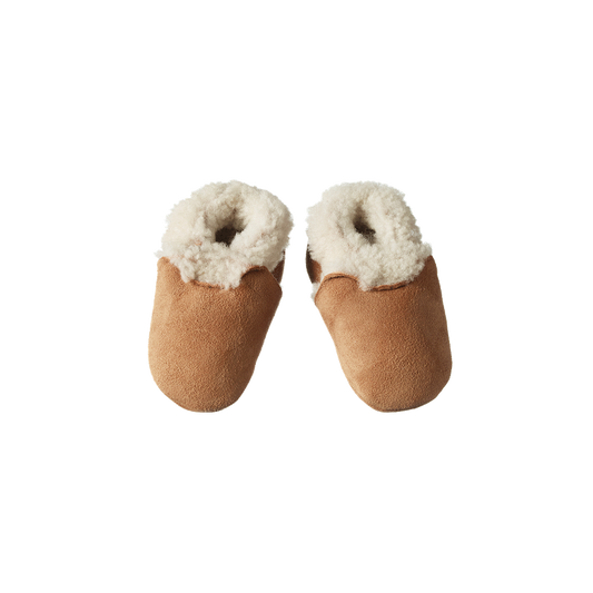 Nature Baby Lambskin Booties Cinnamon