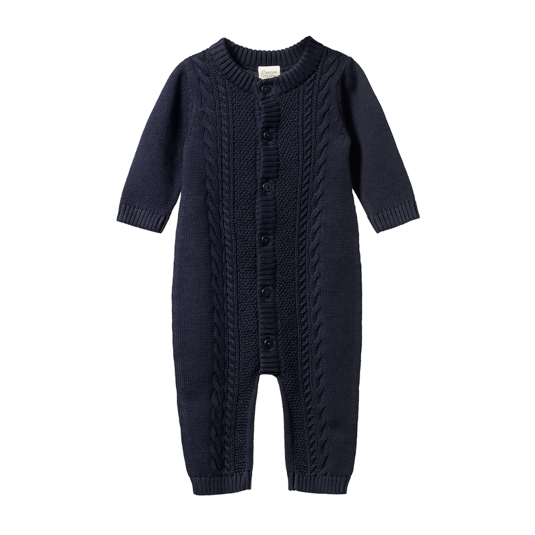 Lou Suit Cotton Knit Navy