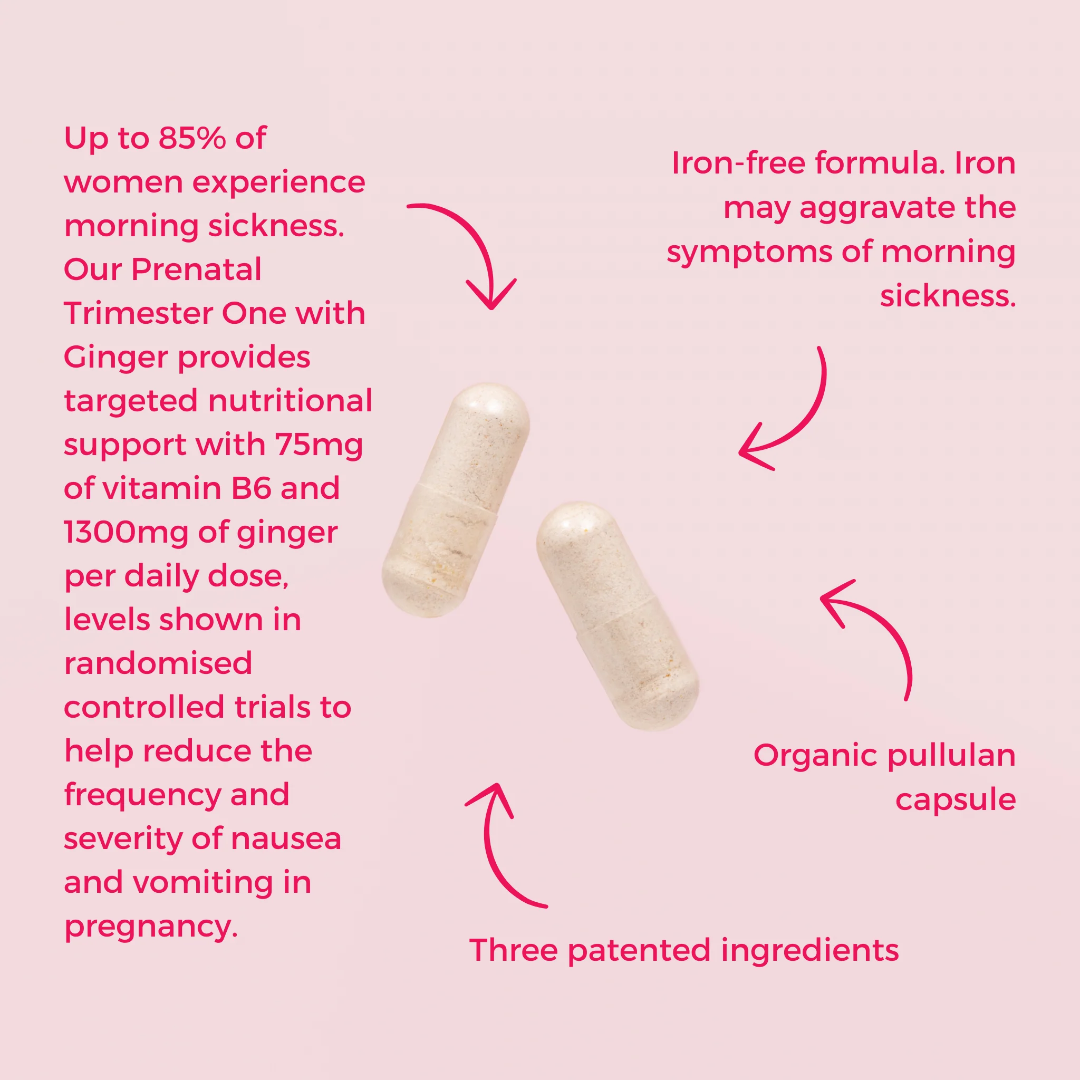 NaturoBest Prenatal Trimester One with Ginger 120caps