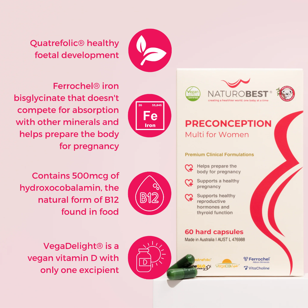 Naturobest Preconception Multi For Women 60caps