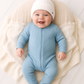 Baby Blue Ribb Zipsuit