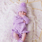 "Isn't She Lovely" Knit Romper Lilac