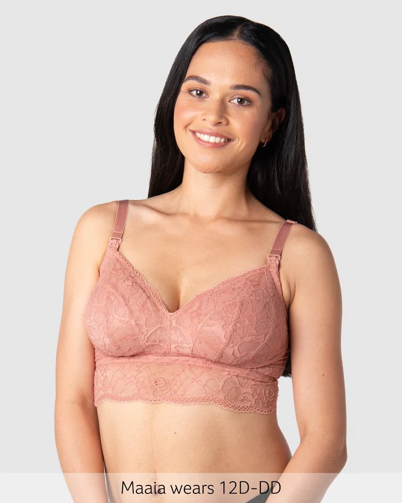 Heroine Nursing Bralette Rose
