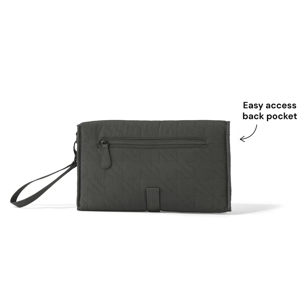 OiOi Change Mat Clutch Olive Quilt