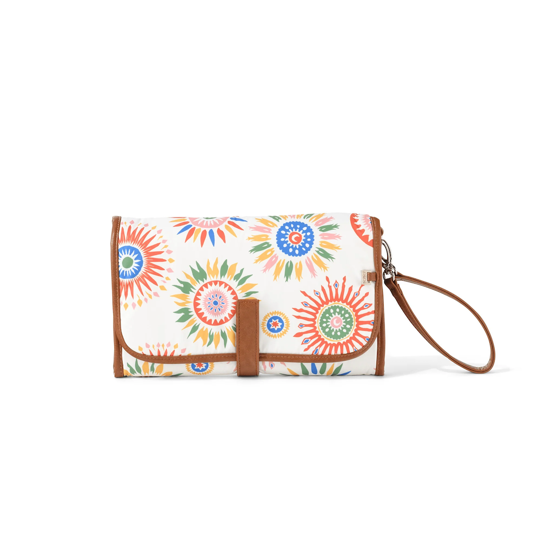 OiOi Change Mat Nappy Clutch Sunburst