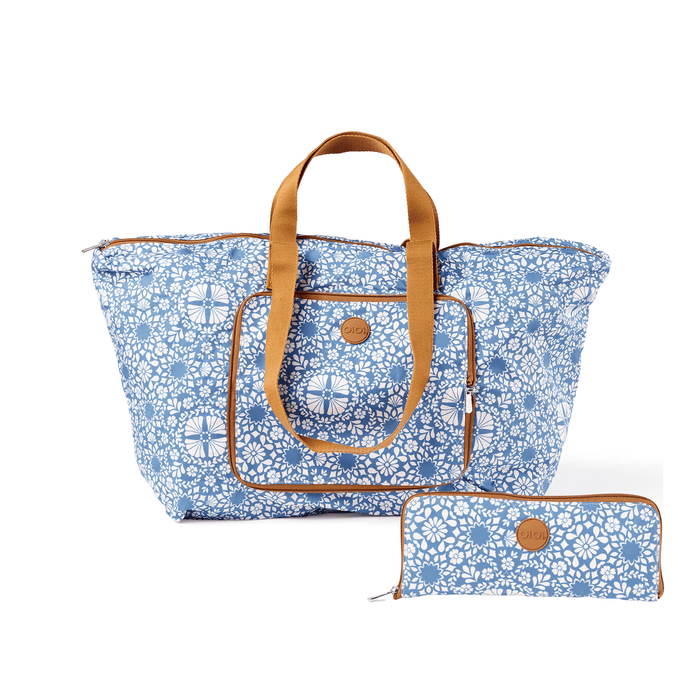 OiOi Fold Up Tote Moroccan Tile