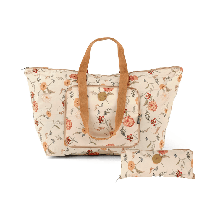 OiOi Fold Up Tote Wildflower