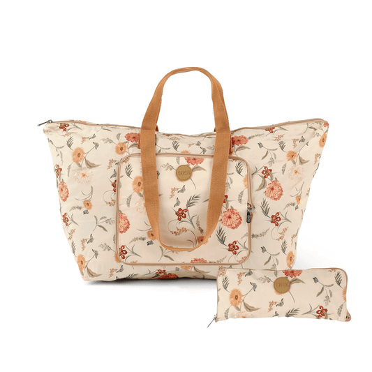 OiOi Fold Up Tote Wildflower