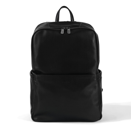 OiOi Multitasker Nappy Backpack - Black Vegan Leather